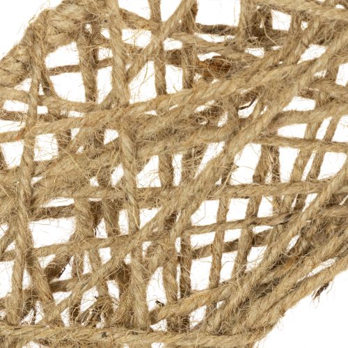 položky Dekoratívne jutové krúžky, prírodný štýl, závesná dekorácia, boho štýl, Ø38cm, 2 kusy, kovové krúžky, dekorácia na stenu, dekorácia na okno