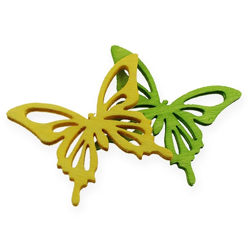 Deco motýle farebné 4cm 90p | Floristik24.sk