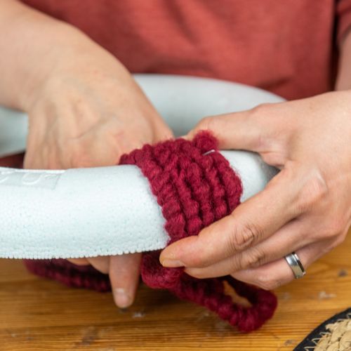 položky Plsťová šnúrka Mirabell 25m tmavočervená