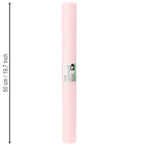 položky Krepový papier na kvetinárstvo ružový 50×250cm 5 ks