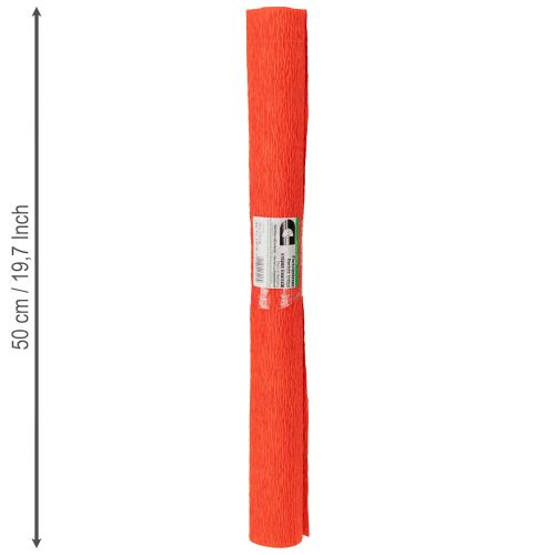 položky Krepový papier na kvetinárstvo, krepový, červený, 50×250cm, 5 kusov