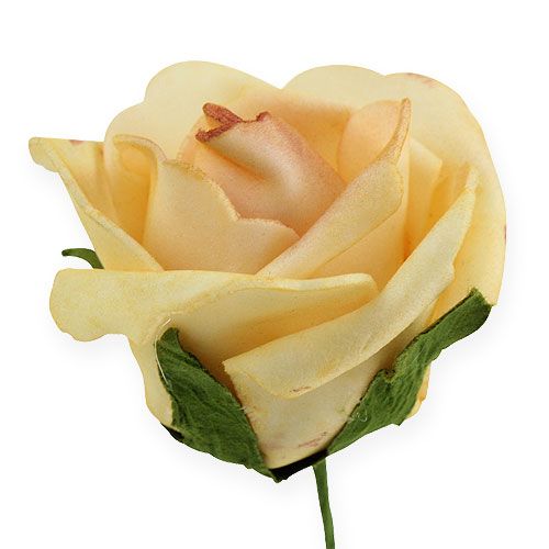 položky Penová ruža Ø4,5cm marhuľová 36str