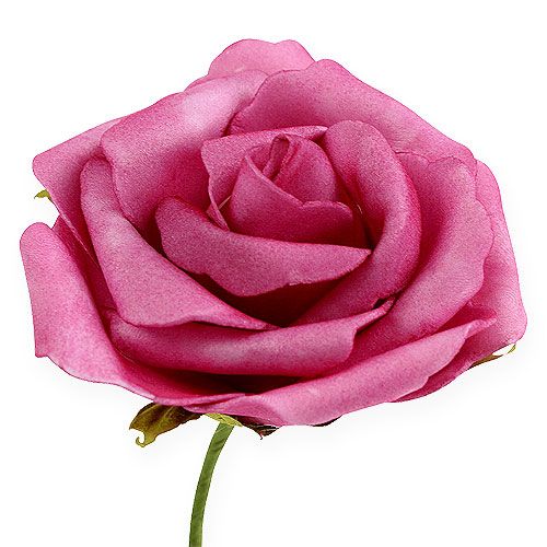 položky Penová ruža Ø 8cm fuchsiová 18p