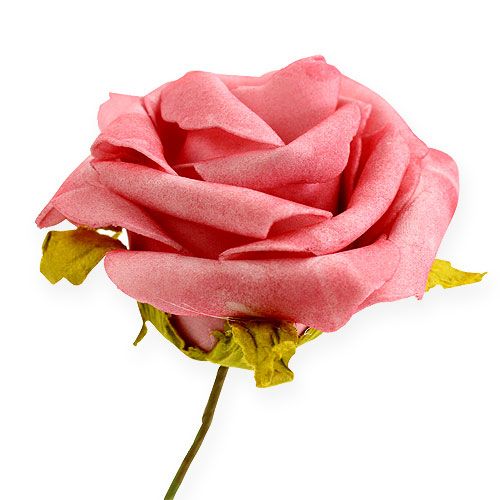 položky Penová ruža Ø 8cm ružová 18p
