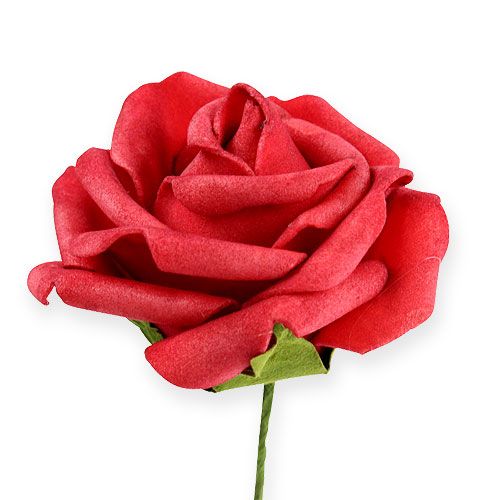 položky Penová ruža Ø6cm červená 27str