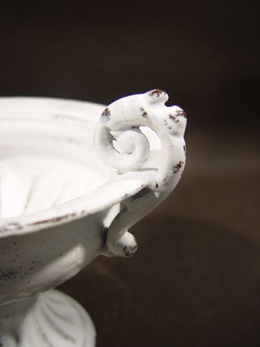 Floristik24 Šálka s uškom Ø 16cm H12,5cm biela