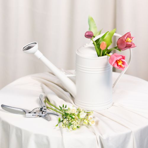 položky Krhlica s odnímateľnou ružovou hlavičkou. Ideálna pre izbové rastliny a balkóny. 32 cm.