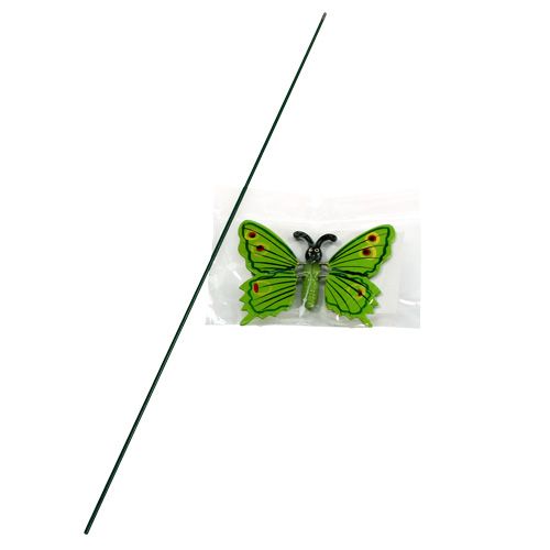 položky Motýľ na palici 17cm zelený