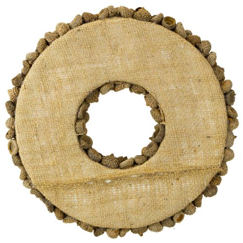položky Prírodný veniec, jesenná dekorácia, žalude, veniec na dvere, veniec na stenu, DIY, Ø30cm