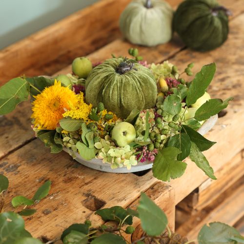 položky Jesenná dekorácia tekvica svetlozelená zelená tmavozelená Ø13cm 3 ks