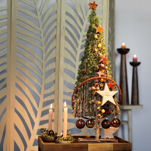 položky Drevená dekorácia na vianočný stromček drevená dekorácia konáre viniča 27,5x10x60cm