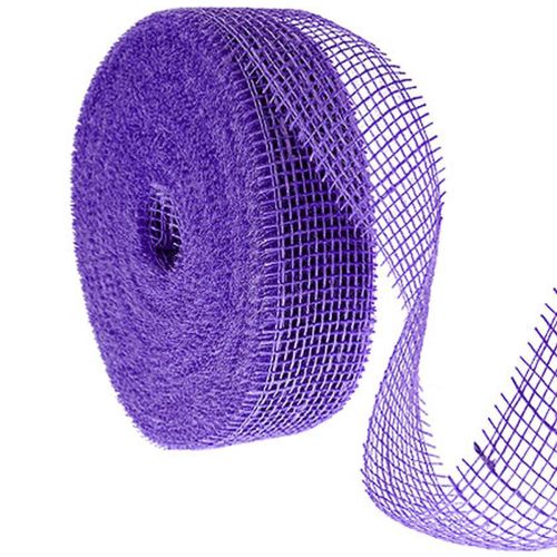 Fialová jutová stuha, šírka 5 cm, dĺžka 40 m kúpiť | Floristik24.sk