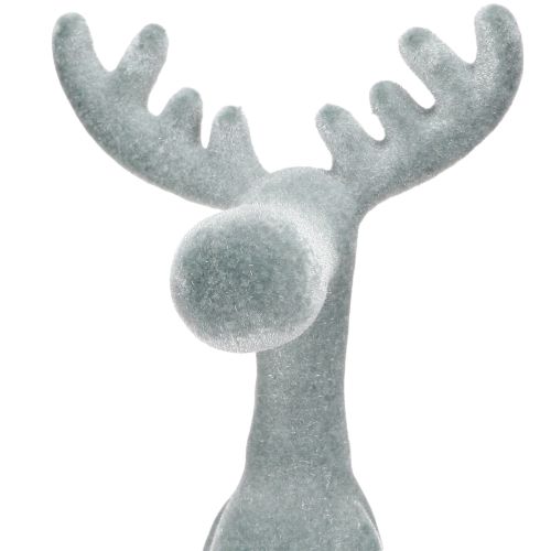 Floristik24 Dekoratívna hradba Elk V31 cm sivá, 3 ks