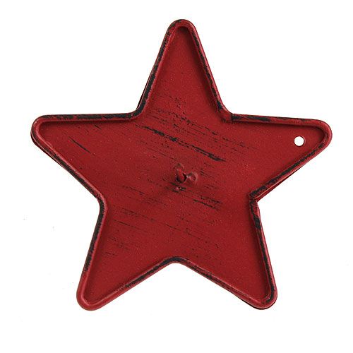 položky Svietniková hviezda na prilepenie 9cm červená