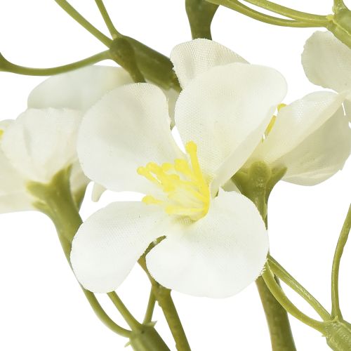 položky Vetvy čerešňových kvetov Umelé čerešňové kvety biele 75cm 3 ks
