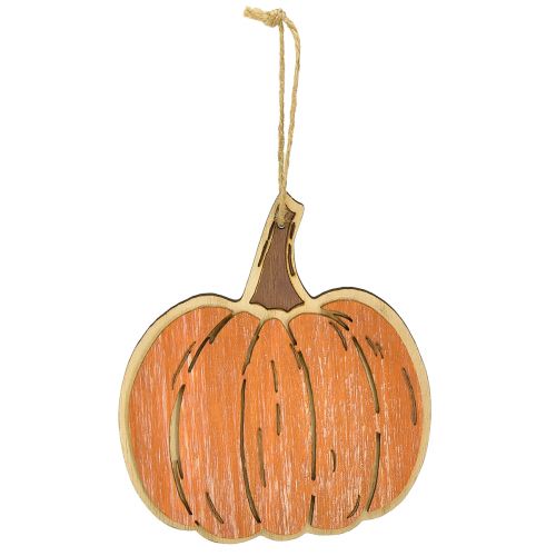 položky Tekvicová dekorácia na zavesenie drevená dekorácia jesenná 14,5x13cm 8 ks