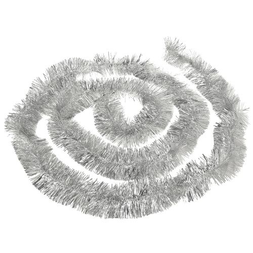 položky Trblietavá strieborná pozlátková girlanda 270 cm – ideálna na slávnostné dekorácie – všestranná