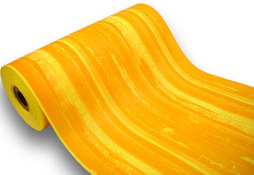 položky Manžetový papier 37,5cm 100m žltý/oranžový