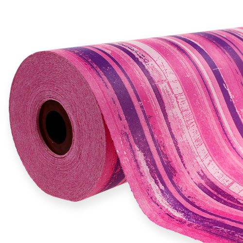 Floristik24 Manžetový papier 25cm 100m ružový, ružový