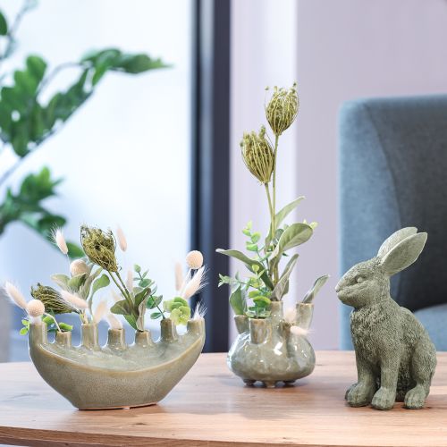 položky Námorná dekoračná váza Coral Design Svetlozelená Ø14,5cm H14cm