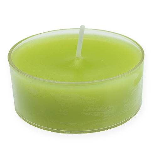 položky Maxi čajové sviečky zelené Ø5,7cm 4ks