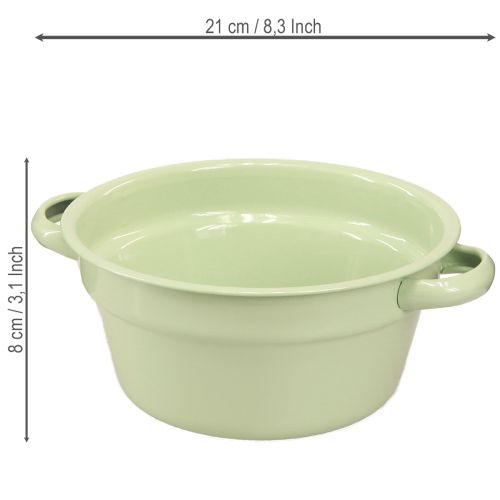 položky Kovová dekoratívna miska, pastelové farby, Ø17cm V8cm, 4 kusy