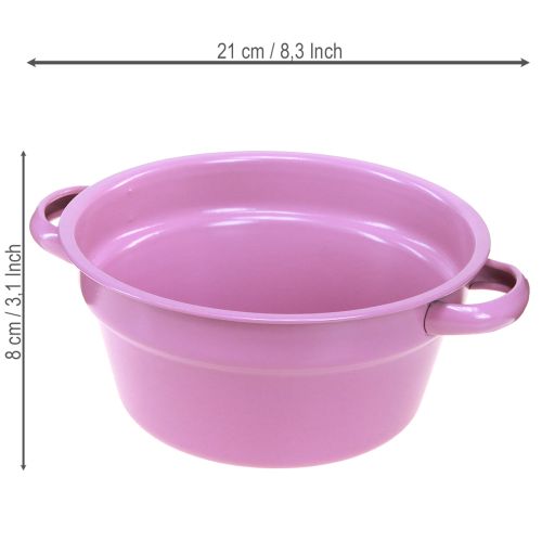 položky Kovová dekoratívna miska, 4 jarné farby, Ø17cm, 4 kusy