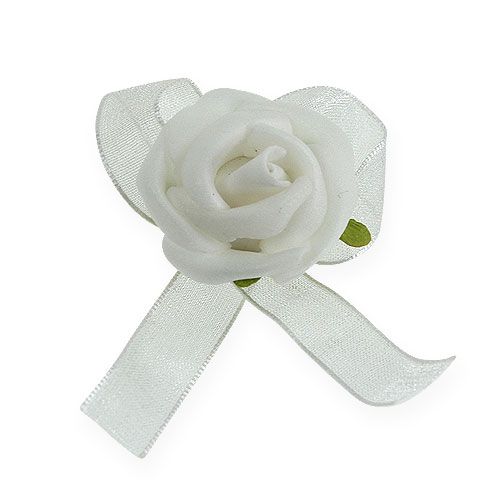 Floristik24 Mini penové ruže biele 12ks