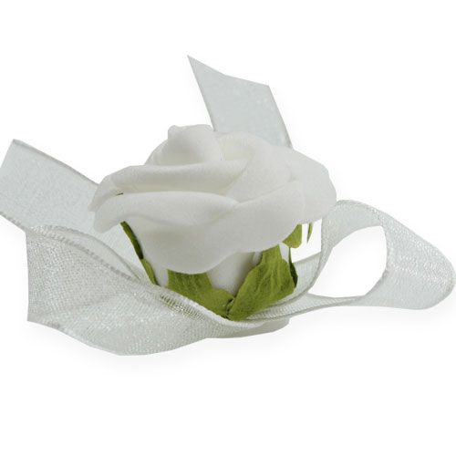 položky Mini penové ruže biele 12ks