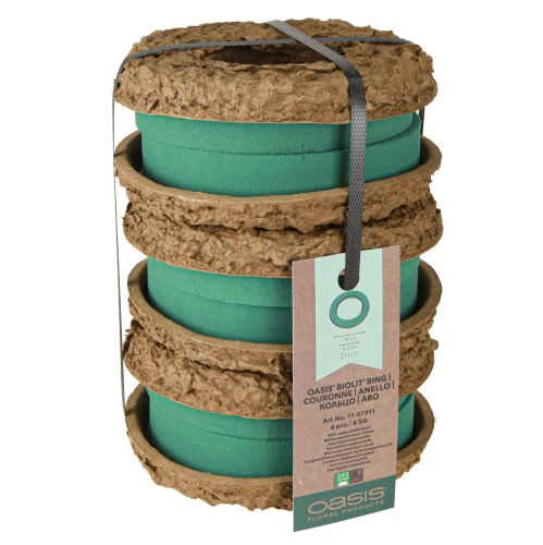 položky OASIS® Biolit® Prsteň/Veniec 17cm 6 ks