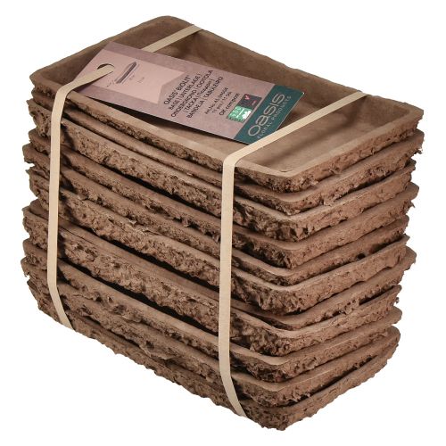 položky Podstavec Oasis Biolit pre kvetinové penové tehly 25×14×2 cm, 11 kusov - Kvetinové doplnky pre udržateľné kvetinové aranžmány