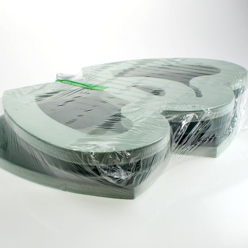 položky Mokré kvetinové penové duo srdce 37cm s prísavkou 2 kusy