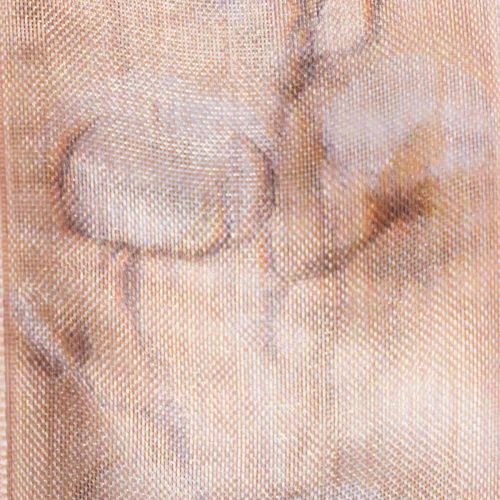 položky Organzová stuha, bavlnené kvety, ozdobná stuha, ružová, 40 mm, 15 m