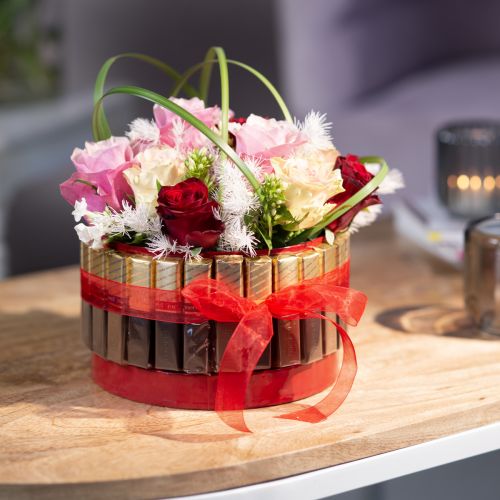 položky Organzová stuha s okrajovou stuhou, organzová látka 15 mm 50 m červená