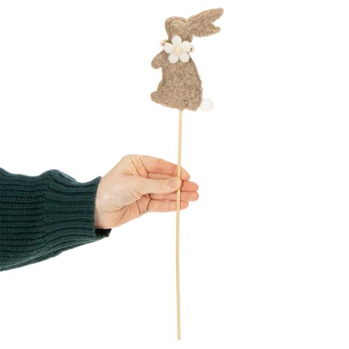 položky Dekoratívna figúrka veľkonočného zajačika na jarné dekorácie a sezónne doplnky, 42 cm, 8 dielikov