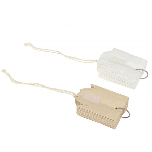 položky Papierové hviezdy, bielo-hnedé, 16 cm, vianočné dekorácie, sada 6 kusov