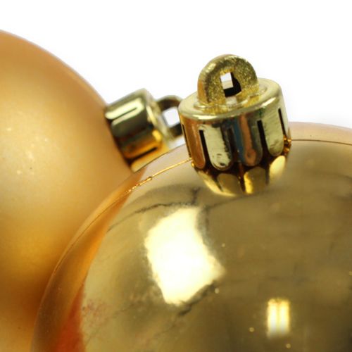 položky Vianočná guľa zlatá 10cm 4ks