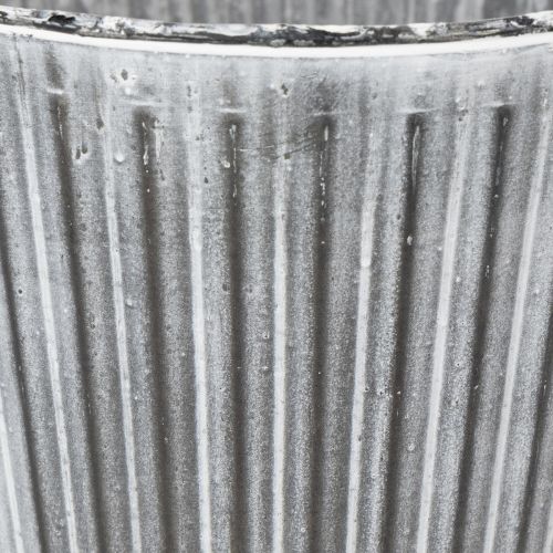 položky Kvetináč, dekoratívny kvetináč s rúčkami, kovový kvetináč na sadenie Ø25,5 cm