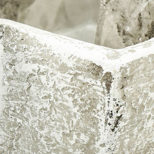 Floristik24 Rastlinný kríž betónový vzhľad miska kríž 14,5x21x5cm