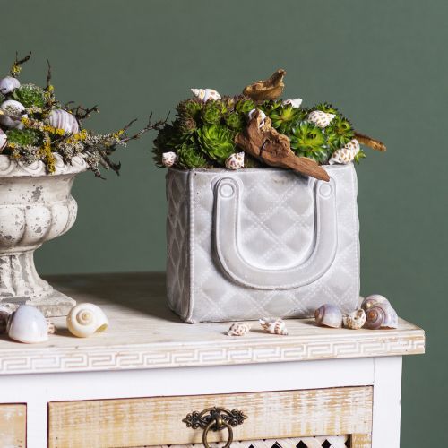 položky Kvetináč do betónu kabelka na kvetináč 18×11×15,5 cm