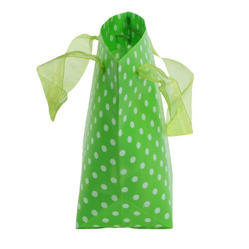položky Prenosná taška zelená, biela 31cm 5ks