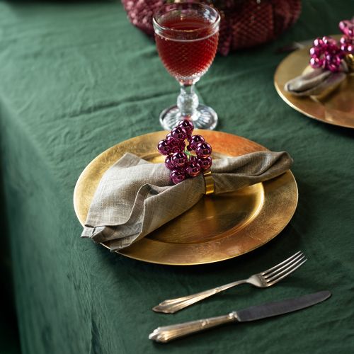 Floristik24 Plastový tanier zlatý Ø17cm 10ks