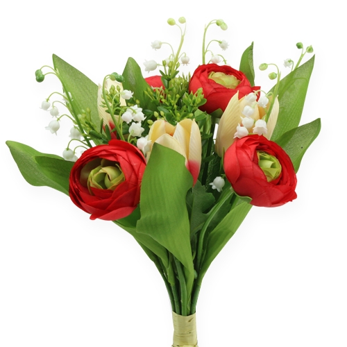 Floristik24 Ranunculus bouquet Tulipánová kytica červená
