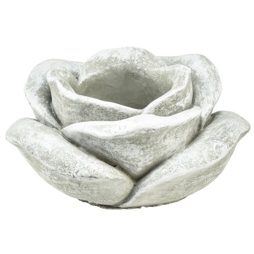 položky Ruža keramická dekorácia na hrob stolová dekorácia svietnik veľký Ø17cm V9cm