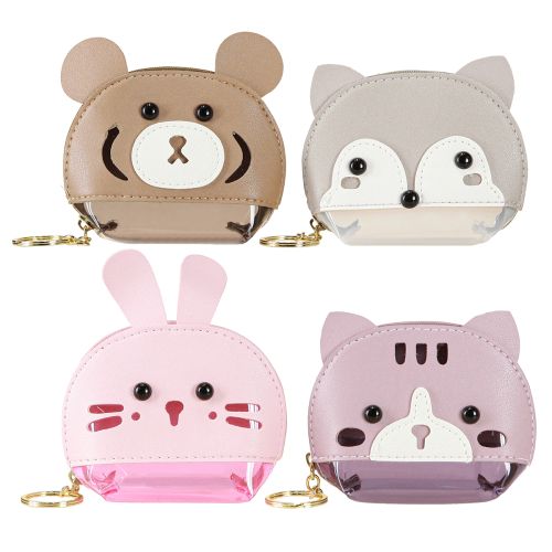 Floristik24 Kľúčenka peňaženka detská kabelka 11cm 4 ks