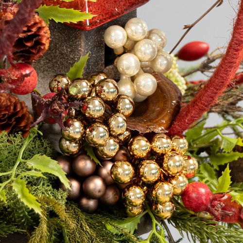 položky Zrkadlové bobule Ø1,5cm hnedo-zlaté 140 ks