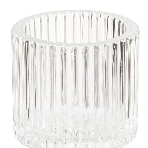 položky Držiak na sviečku sklenený svietnik na čajovú sviečku Ø5cm V8cm 4 ks