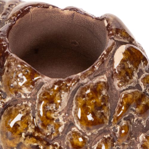 Svietniky s dizajnom borovicovej šišky, 8 cm, 3 kusy | Floristik24.sk
