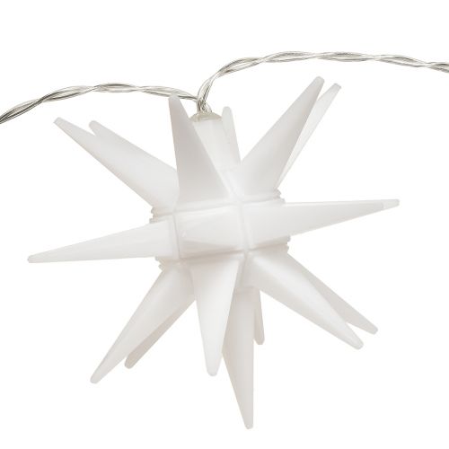 Floristik24 Hviezdna svetelná reťaz biely LED vnútorný vonkajší časovač 225 cm