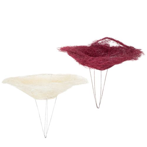 Floristik24 Kytičný golier, kvetinový doplnok pre kreatívne kvetinové aranžmány, 20 cm, 8 kusov